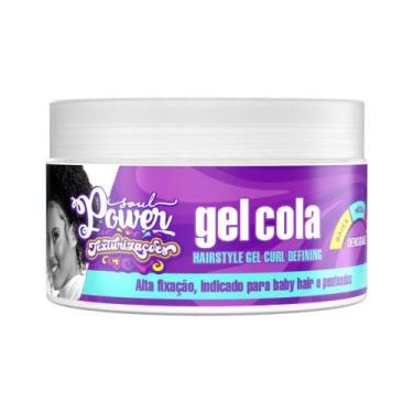 Imagem de Gel Cola Soul Power Texturizações Hairstyle Curl 250g