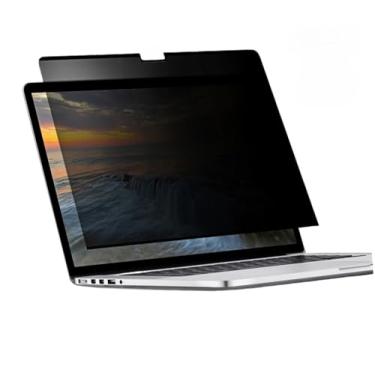 Imagem de Filtro de tela de privacidade magnético 360° fácil de ligar/desligar compatível com MacBook Pro de 16 polegadas (2024, 2023, 2022, 2021, M4, M3, M2, M1, Pro, Max), protetor de tela de privacidade para