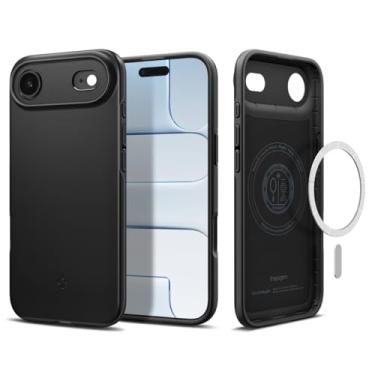 Imagem de Capa Spigen para iPhone 17 Air, ajuste fino [MagFit] projetada para Apple iPhone 17 Air - preta