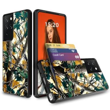 Imagem de Dikoer Capa carteira para Samsung Galaxy S25 Ultra 5G 17.5 cm [loja 3 cartões], compartimento para cartão de crédito resistente para identidade, policarbonato rígido, à prova de choque, proteção de