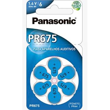 Imagem de Panasonic Bateria Para Aparelho Auditivo Zinc Air 1 4V/ 605Mah Pr-675 300
