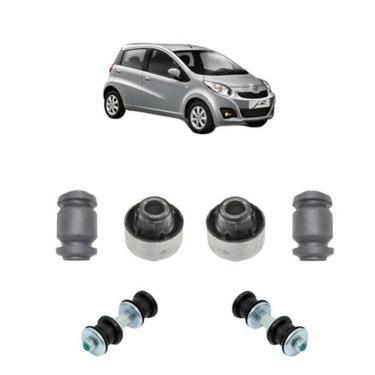 Imagem de Bieletas Bucha Bandeja Dianteira Jac J2 2012 2013 2014 2015