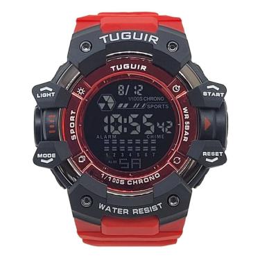 Imagem de Relógio Masculino Relógio Tuguir Digital Tg30402 Vermelho E