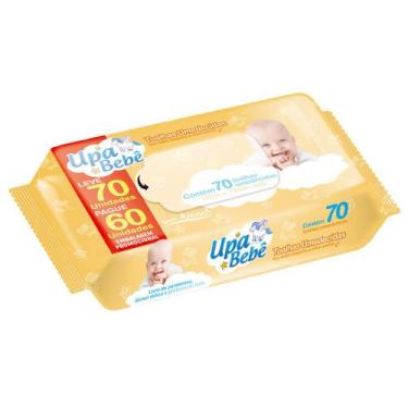Imagem de Toalha Umedecida Upa Bebê Leve 70 Pague 60 Unidades
