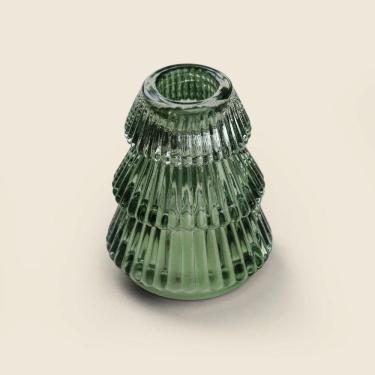 Imagem de Castiçal Magic Vidro Verde 6x6cm - A\CASA