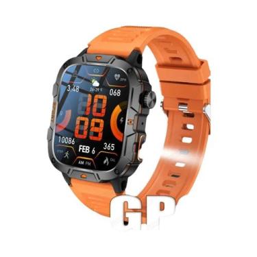 Imagem de Relógio Inteligente Militar Masculino Para Atividades Ao Ar Livre Com 