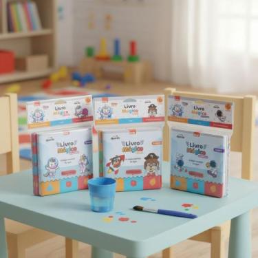 Imagem de Kit 3 Livro De Banho Mágico Astronauta, Unicórnio E Lupi O Cachorro A 