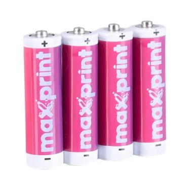 Imagem de Pilha super maxprint aa tubo 1,5v blister c/4 (roxa)
