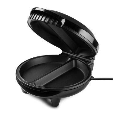 Imagem de Omeleteira Elétrica Multilaser Home GO122 - 750W - 127V - 2 Divisões de Chapa - Antiaderente Preta