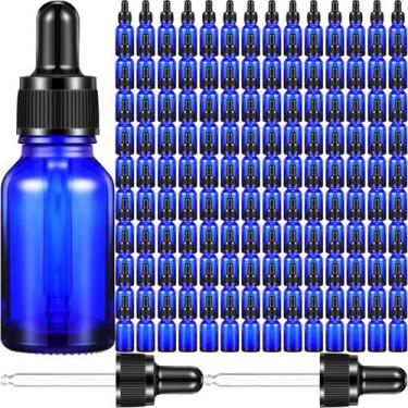 Imagem de Frascos conta-gotas Tanlade, pacote com 200 ml, tintura marrom de vidr