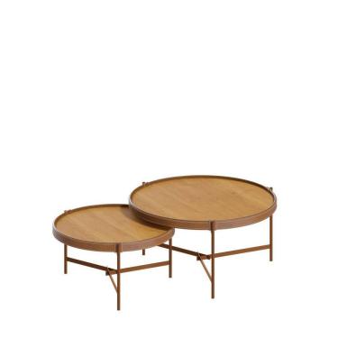 Imagem de Conjunto Mesa Centro Aqua Nature Cobre G + Centro Aqua Nature Cobre P