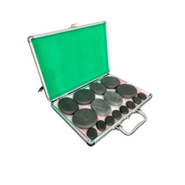 Imagem de Kit Pedras Quentes com Maleta Aquecedora - Doutor da Estética - 220V, 