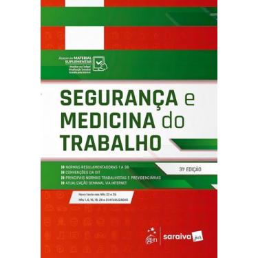 Imagem de Segurança e Medicina do Trabalho - 31Ed/25 - SARAIVA JUR, Sortido