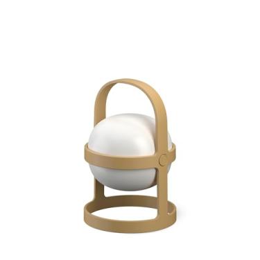 Imagem de Rosendahl Lanterna circular solar Soft Spot - 24,9 cm, lanterna movida a energia solar elegante e durável com USB recarregável, ideal para uso interno e externo, iluminação e decoração de casa