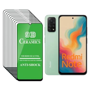 Imagem de 10 Películas de Cerâmica 9D todos modelos Redmi: 13 13s 12 12s 11 11s 10 10s 9 8 Pro 5G Note (A3 / A3X)