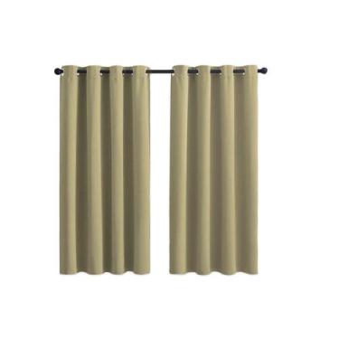 Imagem de Kit Cortina 2,60x1,40 Com Varão 2 Metros Incluso Tecido Oxford Sala Qu