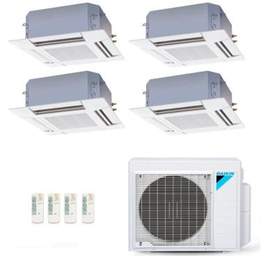 Imagem de Ar-Condicionado Multi Split Inverter Daikin 28.000 (4x Evap Cassete 4 Vias 12.000) Quente/Frio 220V