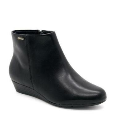 Imagem de Bota Cano Curto Feminina Modare 7076.100 Preta-Feminino