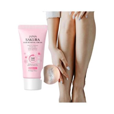 Imagem de Creme Depilatório Indolor Unissex 50g Para Áreas Íntimas Cuidados Corp