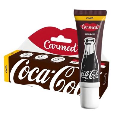 Imagem de Hidratante Labial Carmed Coca-Cola Marrom 10g
