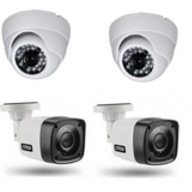 Imagem de Kit 2 Câmeras internas e 2 externas com Infra vermelho Hd alta Resolução