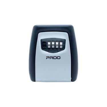 Imagem de Mini Cofre De Parede Para Chaves Jóias Dinheiro Pado - Prata