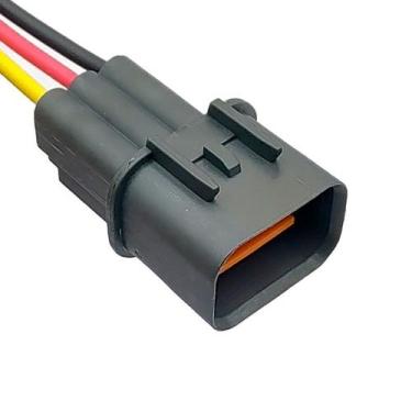 Imagem de Conector 3 Vias Macho Bomba Injetora Mitsubishi L200 Pajero - RAINHA D