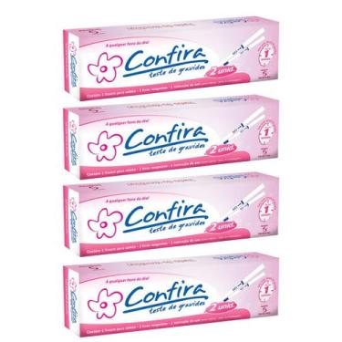 Imagem de Kit Teste Gravidez Confira Tira Resultado Rápido e Preciso em 1 Minuto