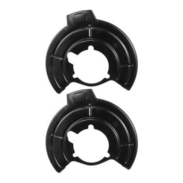 Imagem de REPAIROCK 2 peças de proteção contra poeira de freio dianteiro esquerdo e direito para Jeep Wrangler 2007-2017 para Jeep Wrangler JK 2018 placa de suporte de disco de freio de substituição Nº