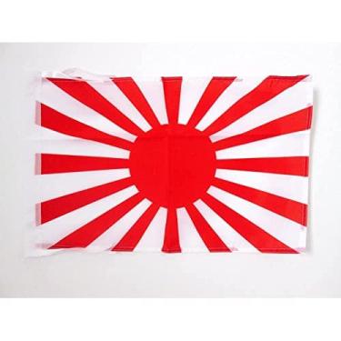 Imagem de Cabos da bandeira da Primeira Guerra Mundial do Japão 45.7 cm x 12'' - Bandeiras imperiais japonesas pequenas 30 x 45 cm - Banner 45.7x30.5 cm - AZ FLAG