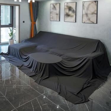 Imagem de Capa contra poeira doméstica, capa de móveis multiuso, pano de poeira interno e externo, à prova de poeira, respirável, impermeável, uso geral, para sofá, cadeira, tapete tamanho queen (tamanho: 200 x