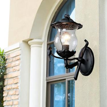 Imagem de Luminária de parede externa LED contemporânea, elétrica, simples e à prova d'água, para varanda, corredor, pátio, jardim, portão de casa, hotel, corredor (9253 Elétrica)