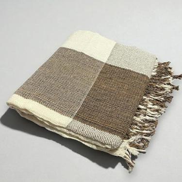 Imagem de Manta Para Sofá Retrátil Luxo Capa Para Sofá 210 x 120 cm(Marrom Mesclado C/Cru)