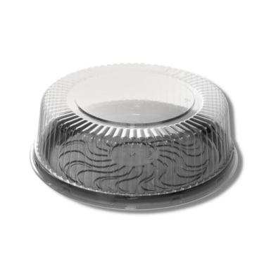 Imagem de Ga56 Embalagem Para Bolo E Torta P56 Media Preto Com 50un. - PPLAST