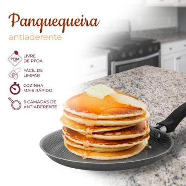 Imagem de Frigideira Antiaderente Cinza Alegrete 22cm, Cinza
