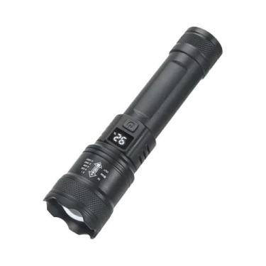 Imagem de Lanterna Tática LED Recarregável De Alta Potência 6000000LM Com Zoom T