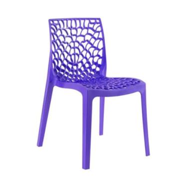 Imagem de Cadeira Gruvyer Roxa – Design Moderno e Resistente para Sorveterias, Açaiterias, Cafeterias, Bares e Refeitórios
