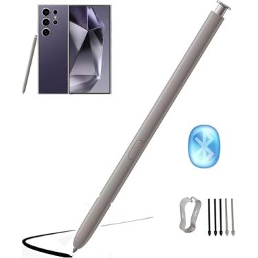 Imagem de S Pen S24 Ultra Stylus [com Bluetooth] Substituição para Samsung Galaxy S24 Ultra Pen, S24 Ultra S Pen Air Command controle sem toque + 5 pontas (violeta)