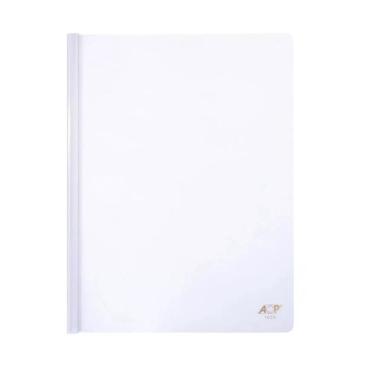 Imagem de Pasta Plástica Com Canaleta Acp Cristal Com 100 Unidades