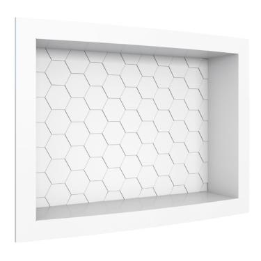 Imagem de Nicho Em Plástico Injetado 40x27 Ipameri Branco