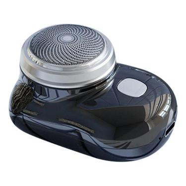 Imagem de Mini Barbeador Elétrico Portátil Prova Da Água Tipo-c Aparador Promoção Portátil Homen-barbear Pocket Preto