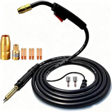 Imagem de Pistola de solda MIG resistente de 3 metros H100S4-10 H10 245926, compatível com Hobart Handler 190, Handler 210, Handler 210MVP Guns ADD Tips Kit