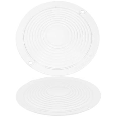 Imagem de TEHAUX 1 par de capa de lente transparente de substituição de para-sol transparente para acessórios de exaustor de cozinha fácil instalação e compatibilidade versátil para iluminação aprimorada