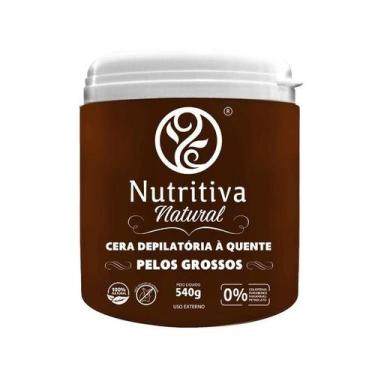 Imagem de Cera Depilatória Pelos Grossos Nutritiva Natural 540g