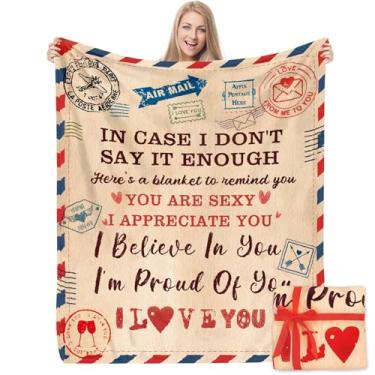 Imagem de HAPGFS Cobertor 127 x 152 cm, presentes para mulheres dia dos namorados, aniversário, noivado, presentes de casamento romântico para ela, presentes para namorada, esposa, mãe, avó, irmã