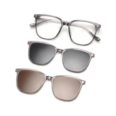 Imagem de VFDHN Óculos de Sol Polarizados Magnéticos Femininos TR90 UV400 Clip-on Fashion para Dirigir, Masculino e Feminino (2)