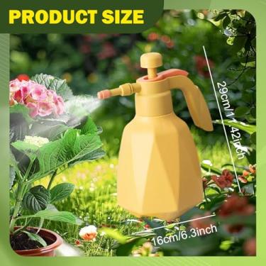 Imagem de RNXRZANK Pulverizador de Bomba para Jardim, Dispositivo Portátil com Bico, Frasco de Pulverização para Plantas E Gramado, amarelo, Tamanho real