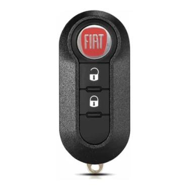 Imagem de Carcaça chave canivete reposição fiat strada mobi novo uno 2 botoes - 