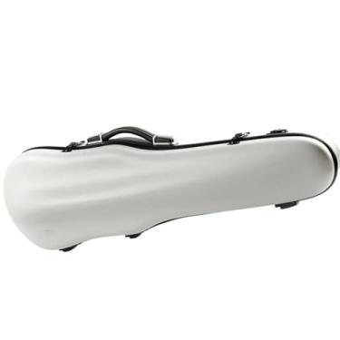 Imagem de Estojo Duro Para Violino Branco 4/4-3/4 Tamanho Ajustável Leve Novo Material Composto Estojo para instrumento de violino