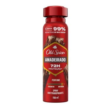 Imagem de Old Spice Amadeirado Spray Antitranspirante 90g/150ml
